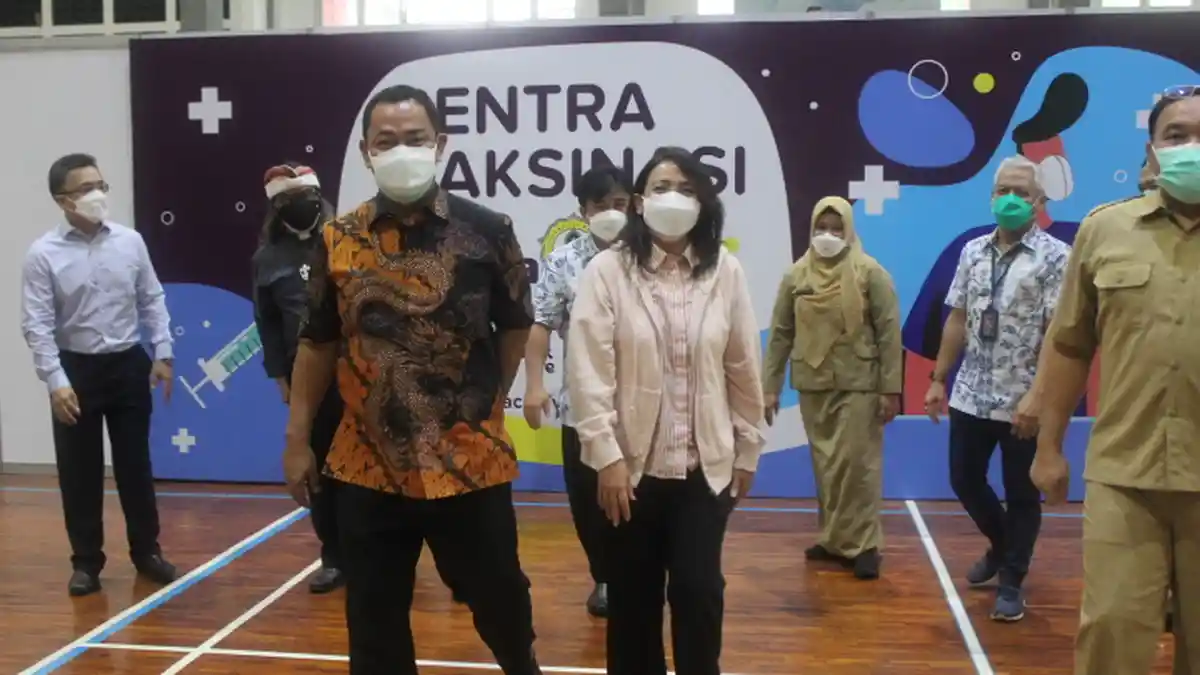 Sentra Vaksinasi di Unika Soegijapranata Dimulai, Wali Kota Semarang Targetkan 5.000 Vaksin Per Hari