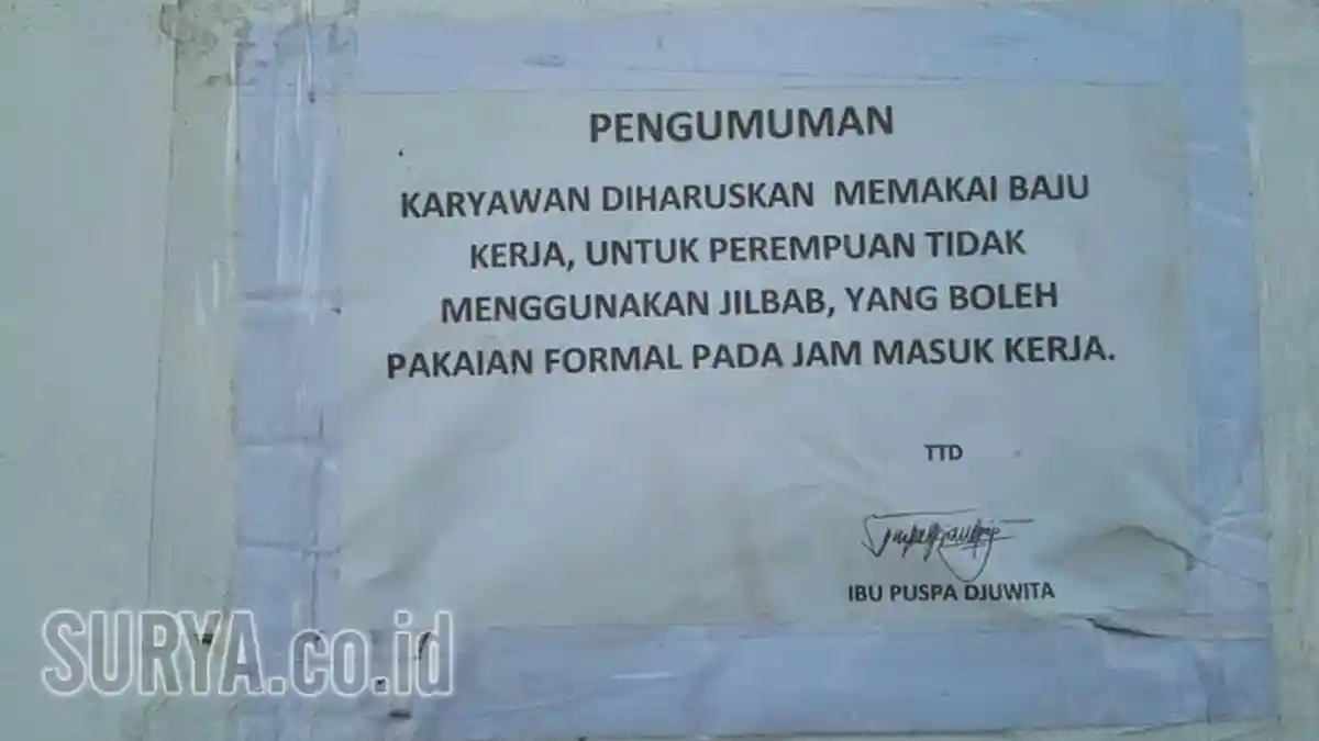 DPRD Gresik Jadwalkan Panggil Pimpinan Perusahaan yang Diduga Larang Karyawati Berjilbab