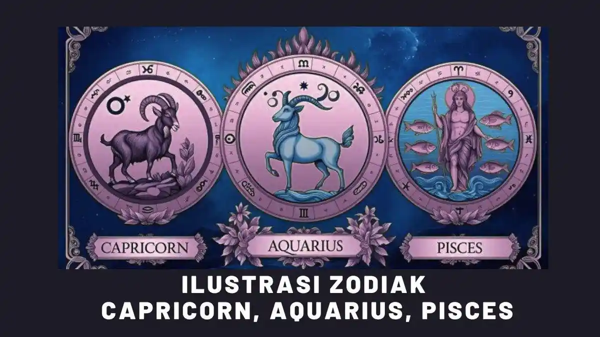 Ramalan Zodiak Capricorn, Aquarius, Pisces Besok Minggu 19 Okt 2025: Cinta, Karier hingga Keuangan