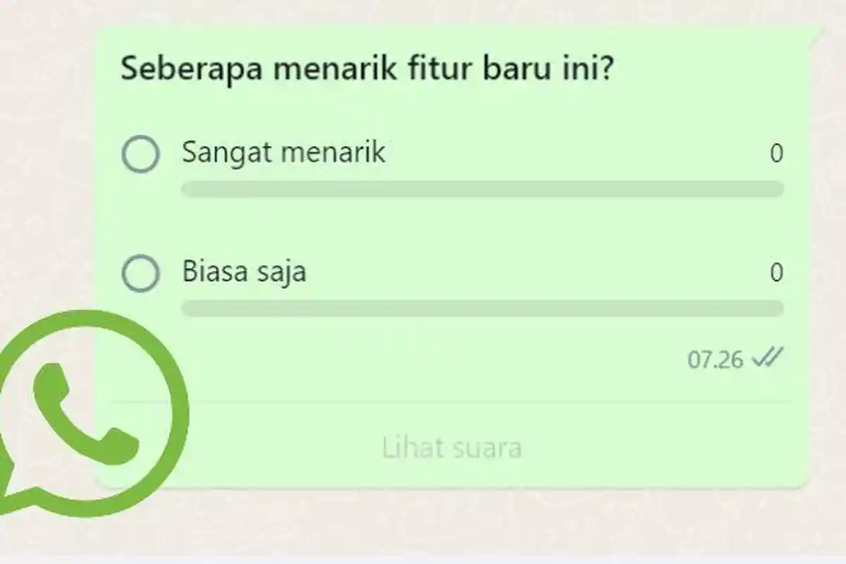 2 Fitur Baru WhatsApp Web Rilis dan Cara Kerjanya: Bikin Polling dan Chat ke Nomor Sendiri