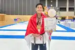 Bripda Gabriel Simorangkir dari Polres Kutim Borong 2 Sertifikat Juara Dunia Taekwondo