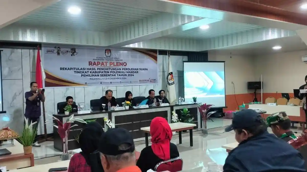 Hasil Rekapitulasi Pilkada Polman 2024, ASSAMI Menang 13 Kecamatan