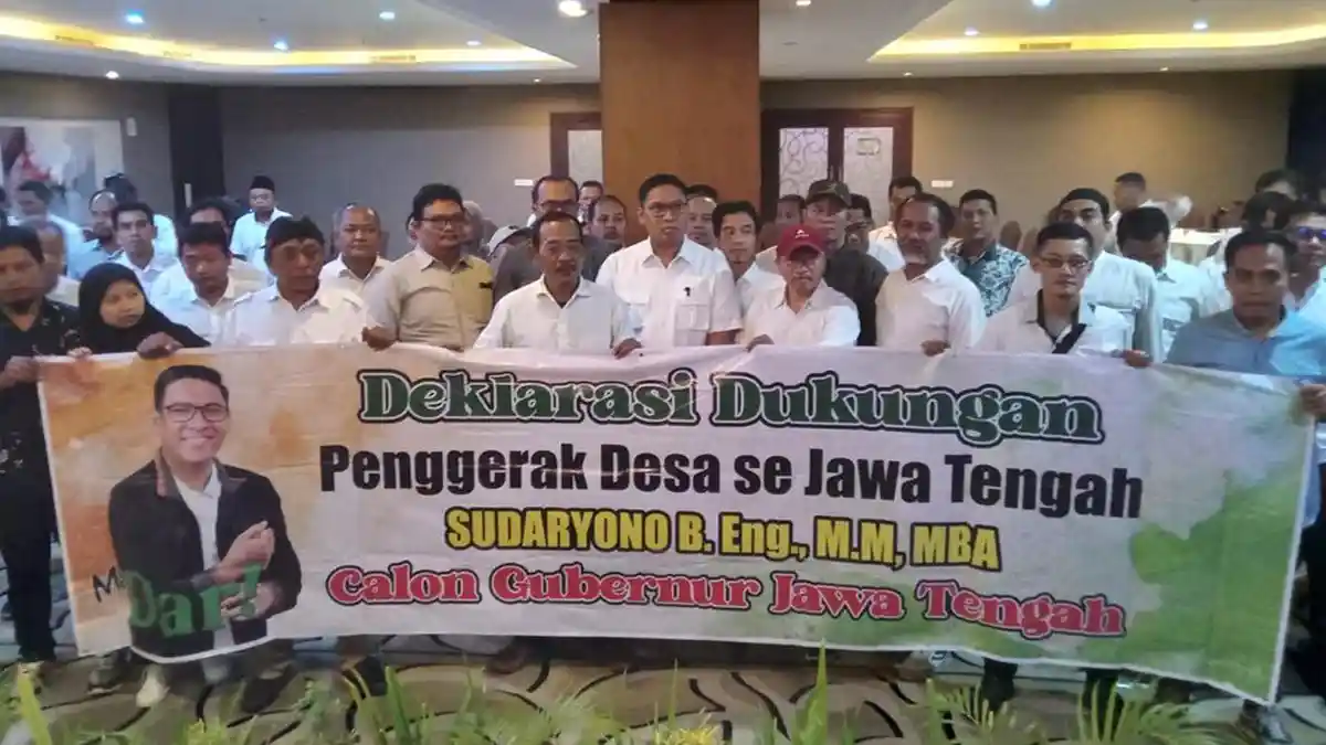 Forum Penggerak Desa se-Jateng Dukung 'Anak Emas Prabowo' Maju di Pilgub Jateng