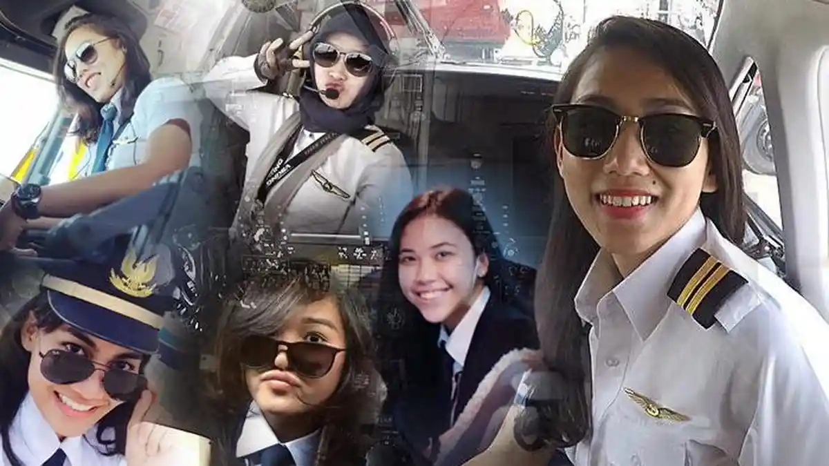 Ini Sosok 7 Pilot Wanita Indonesia, Masih Muda dan Berwajah Cantik