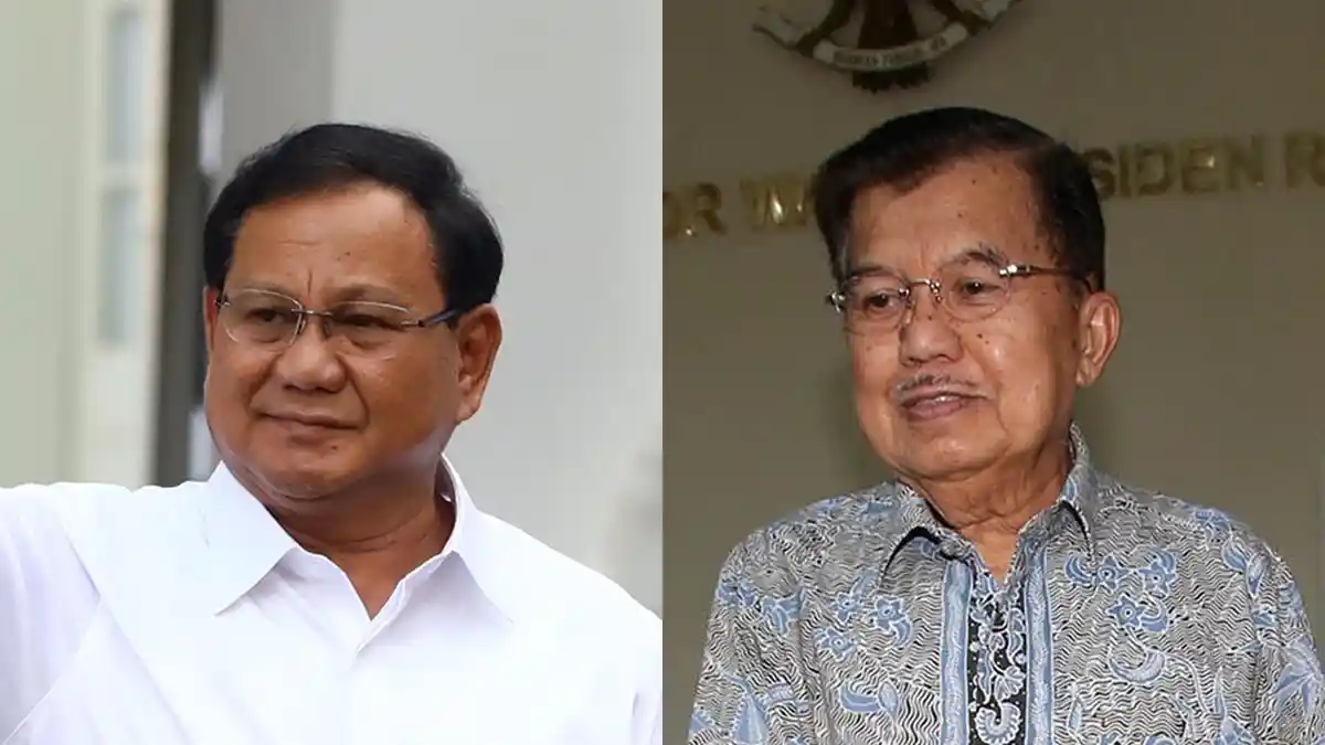 Jusuf Kalla Unggul di Survei Capres, Prabowo Terpopuler