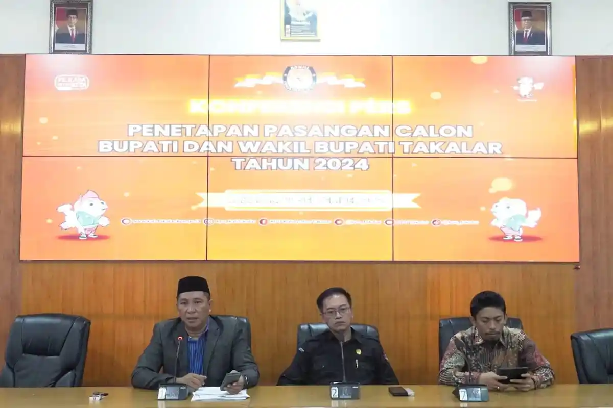 KPU Tetapkan 2 Pasangan Calon Bupati dan Wakil Bupati di Pilkada Takalar Sulsel 2024