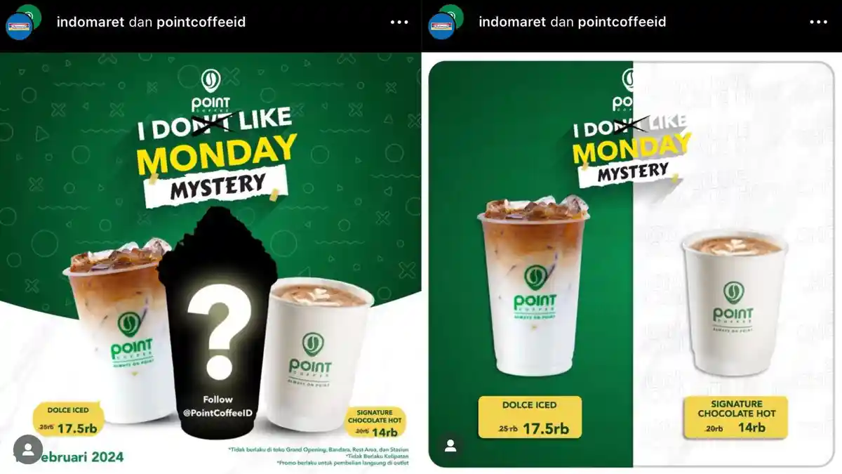 Apa Menu Mystery Point Coffee Hari Ini?, Cek Promo I Do Like Monday Indomaret Ada Kopi Rp 14.000