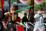 Lomba Sumpit di Pekan Gawai Dayak