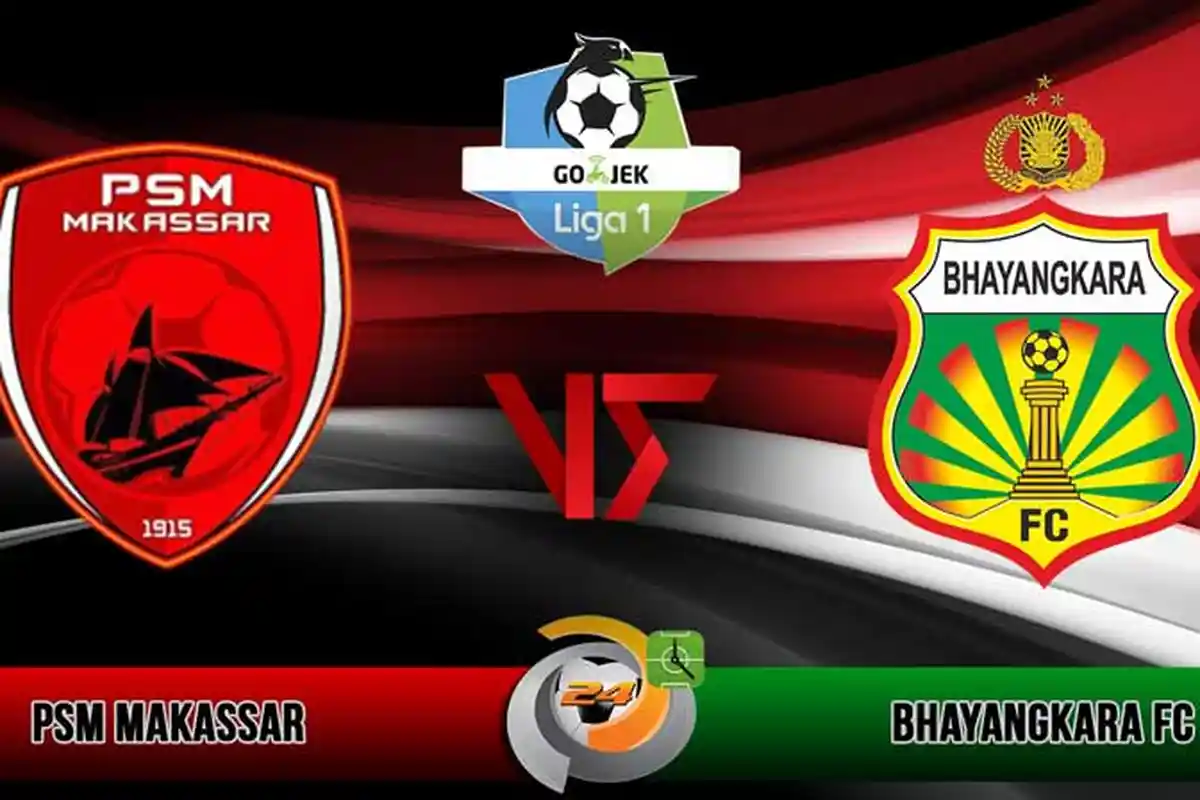 Tak Ditayangkan TV, Laga PSM Makassar vs Bhayangkara FC Ditonton di HP, ini Link Live Streamingnya