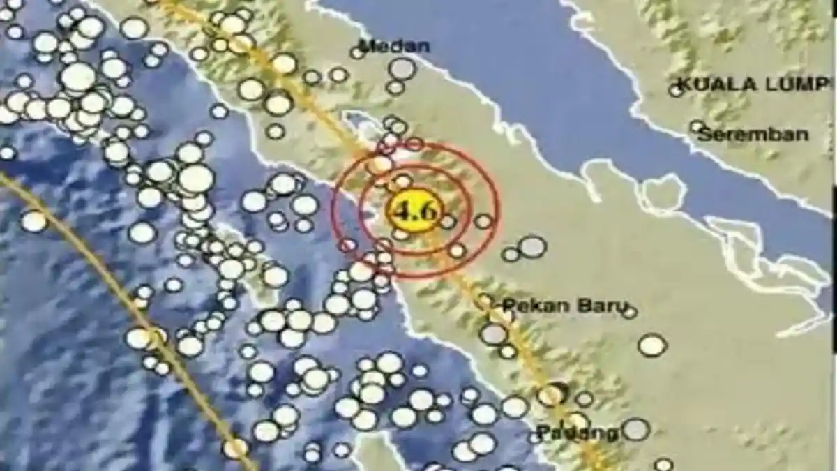 Gempa Terkini Minggu 9 Maret Guncang Tapanuli Selatan Sumut Bermaganitudo 4.6, Simak Data BMKG