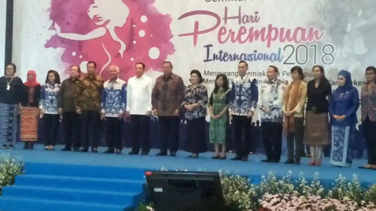Hadir Dalam Acara Hari Perempuan Internasional, SBY Bakar Semangat Kaum Wanita