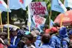 Demo Buruh Tuntut Perbaikan Ekonomi Indonesia