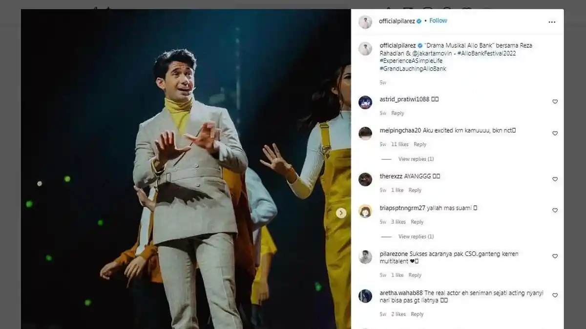 Ternyata Reza Rahadian tak Punya Instagram? Berikut Profil Aktor Film Bertalenta Ini