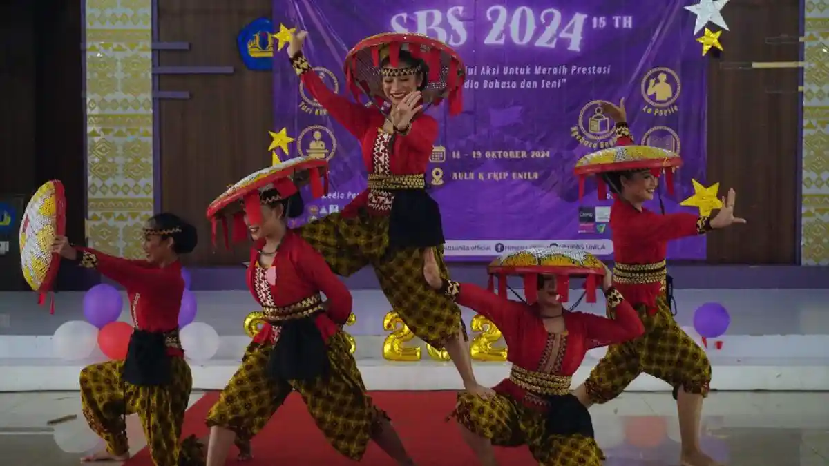 HMJPBS FKIP Unila Gelar Semarak Bahasa dan Seni 2024 - Tribunlampung.co.id