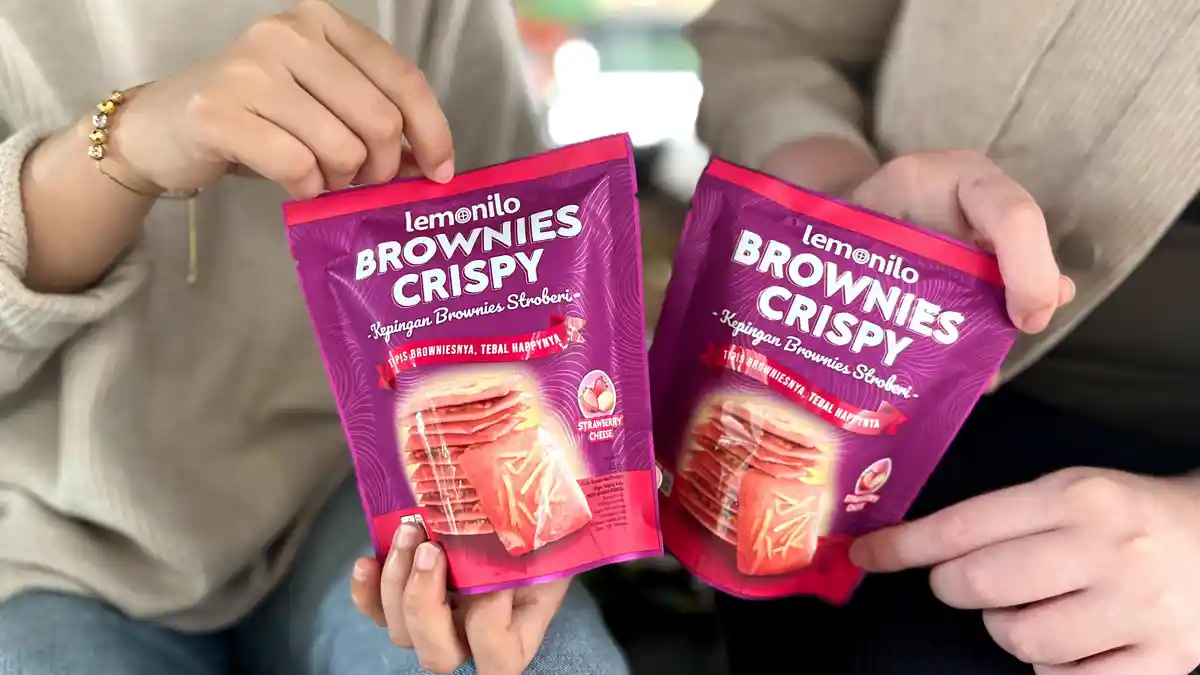 Berry-Berry Happy! Lemonilo Luncurkan Varian Terbaru Brownies Crispy Strawberry Cheese