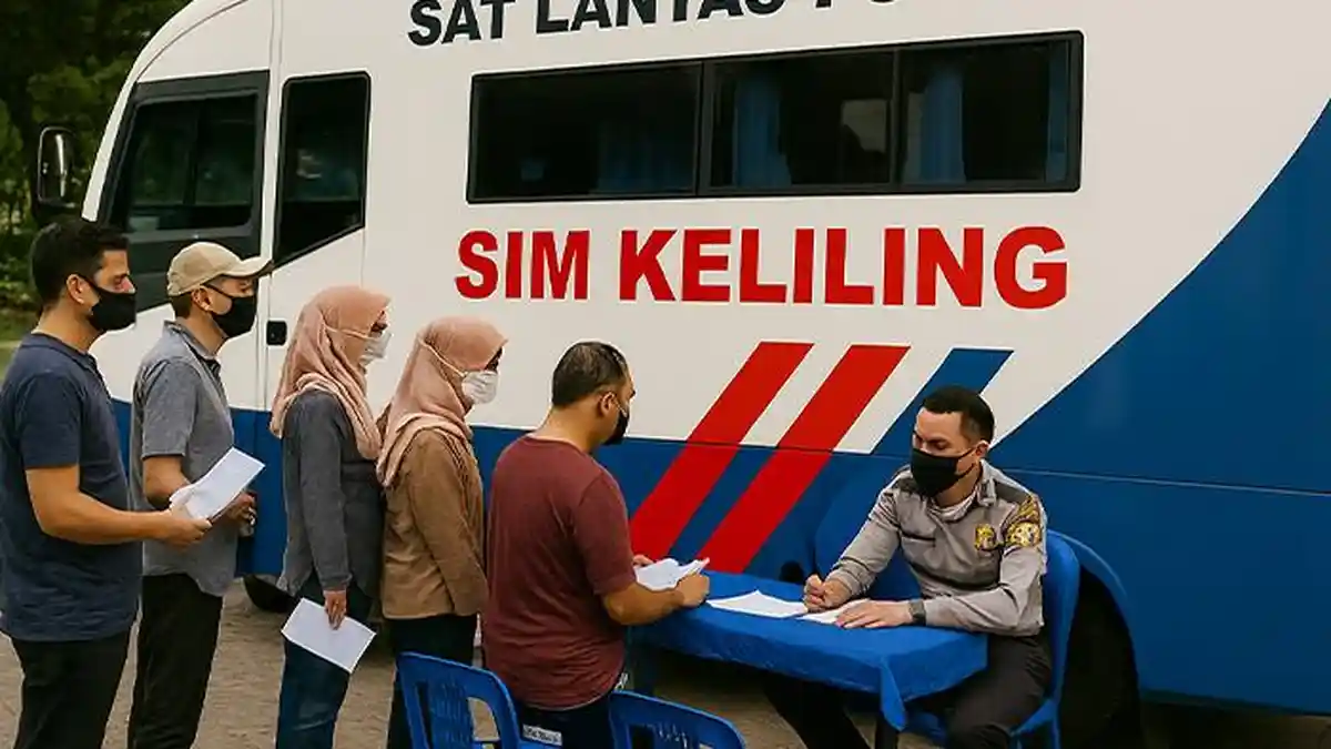 Jadwal SIM Keliling Hari Ini di Alam Mayang Pekanbaru, Buka Sampai Pukul 12.00 WIB