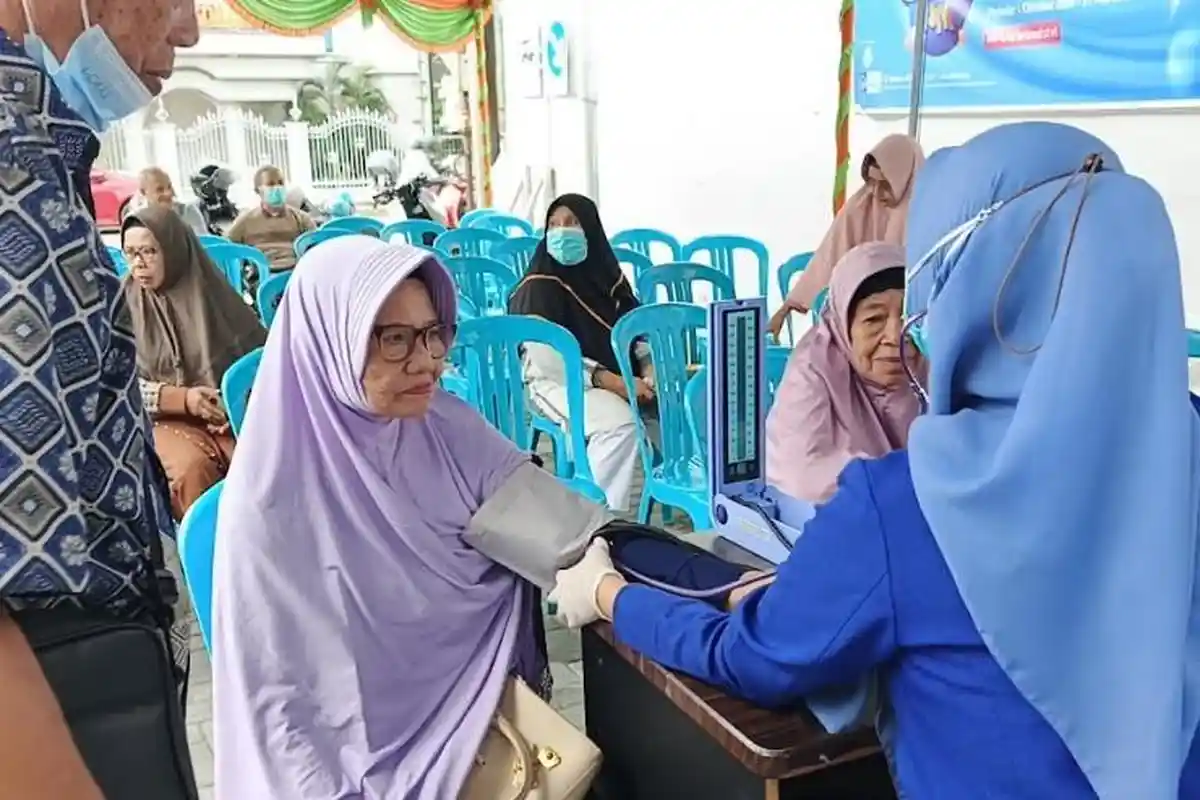 BRI Gorontalo Beri Layanan Cek Kesehatan Gratis bagi Nasabah Pensiunan di Delapan Kantor Unit