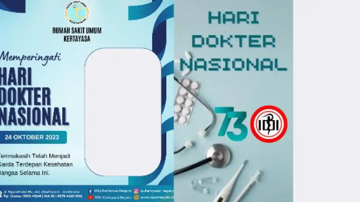 20 Link Twibbon Hari Dokter Nasional 2023, Rayakan HUT ke-73 Ikatan Dokter Indonesia