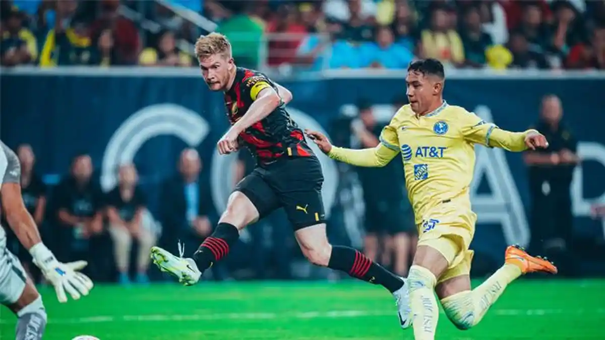 Hasil Manchester City vs Club America, De Bruyne 2 Gol, Haaland Gagal Debut