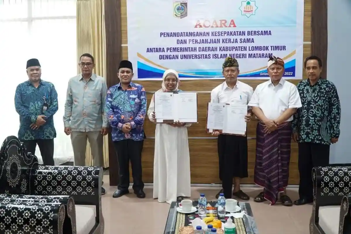 Komitmen Tingkatkan Kualitas SDM, Pemkab Lotim Gandeng UIN Mataram