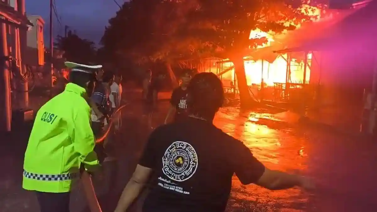 Total 120 Kios dan Toko Terdampak Kebakaran Pasar Pagi Pemalang