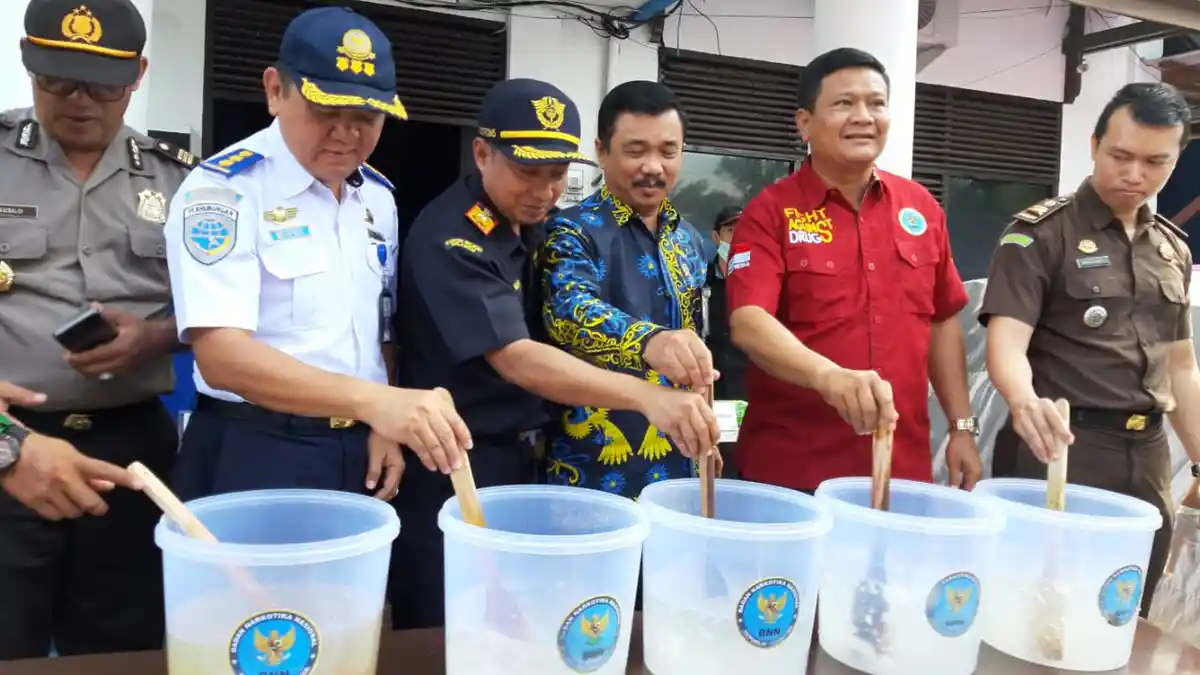 Dua Bulan Ada 5 Kilogram Lebih Sabu Dimusnahkan BNNP Kalimantan Utara