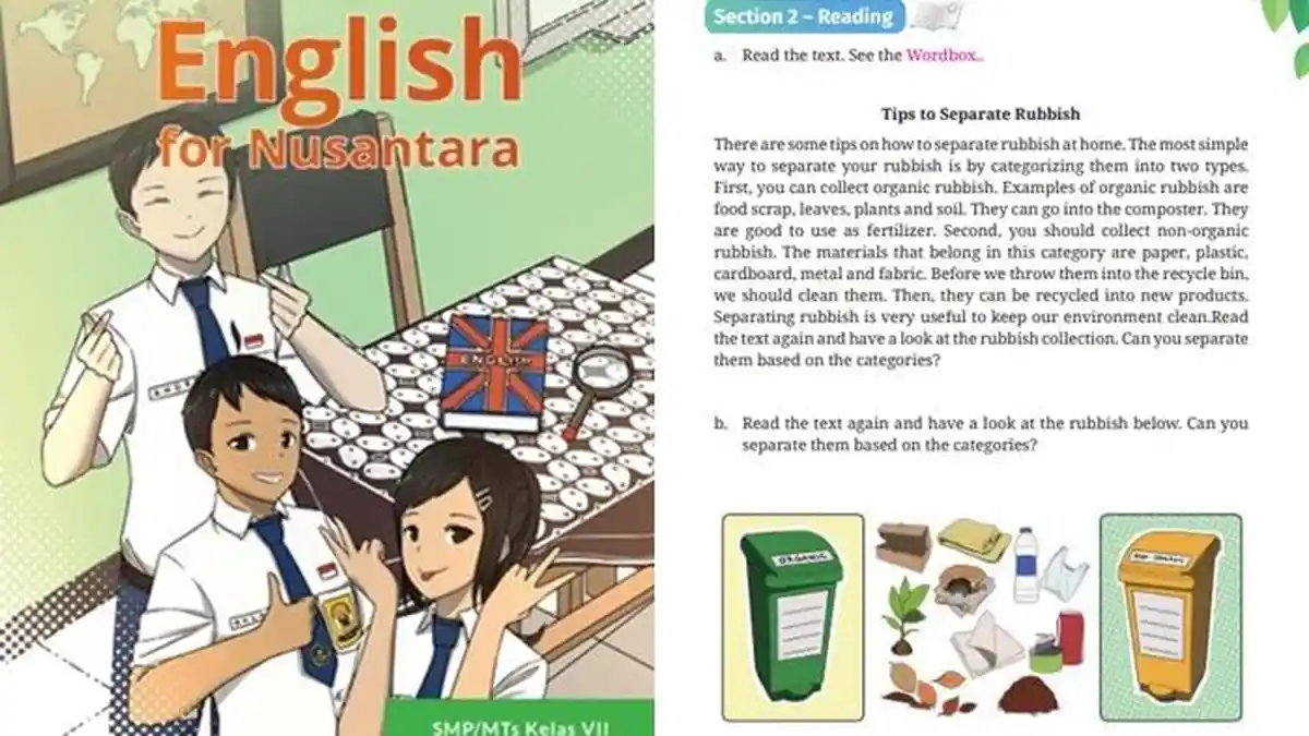 Kunci Jawaban Bahasa Inggris Kelas 7 SMP Halaman 131 Kurikulum Merdeka, Section 2, Worksheet 3.22