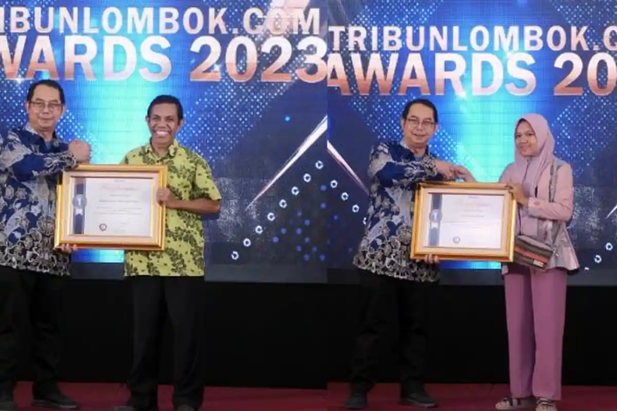 Dua UMKM Binaan PT PNM Raih Penghargaan TribunLombok.com Awards 2023