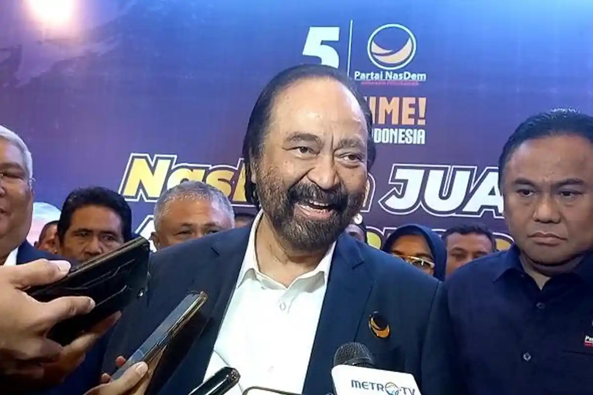 Soal Nama Cawapres Diusung Partai NasDem di Pilpres 2024, Surya Paloh: Semua Terserah Pak Anies