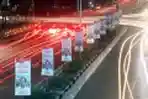Spanduk Kedatangan Jokowi di Makassar
