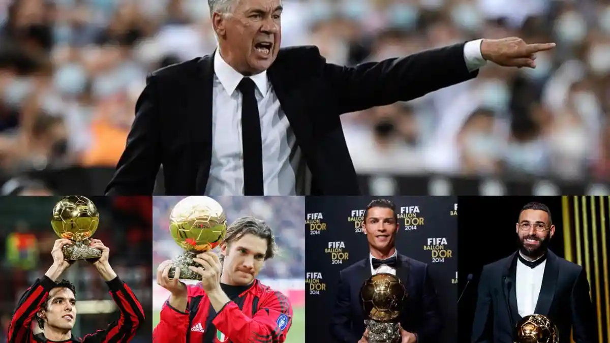 Bawa Real Madrid dan AC Milan Berjaya, Carlo Ancelotti Pelatih Pertama Cetak 4 Pemenang Ballon d'Or