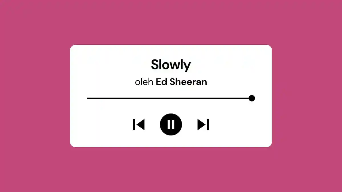 Lirik Lagu Slowly Ed Sheeran dengan Terjemahan Bahasa Indonesia