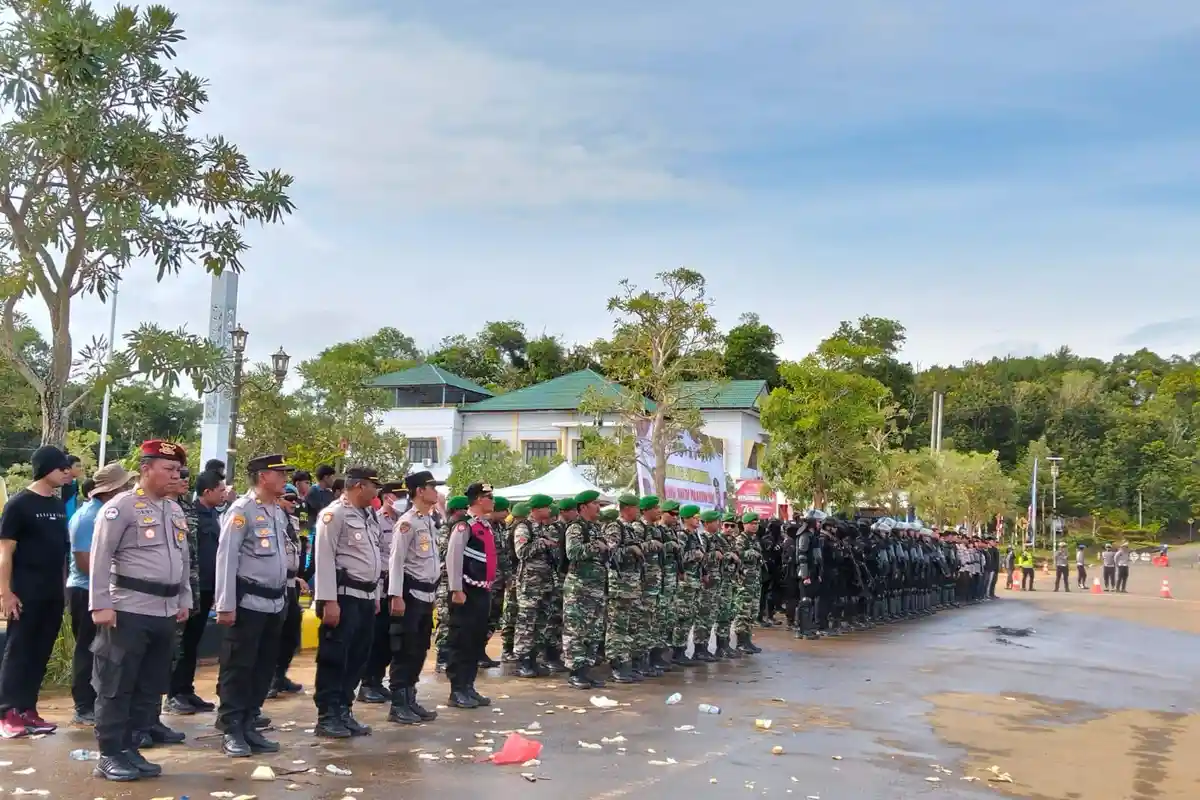 Polres Tana Tidung Gelar Simulasi Pengamanan Pilkada 2024, Libatkan 208 Personel, Libatkan TNI