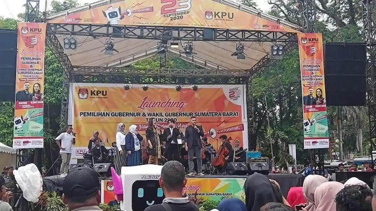 KPU Sumbar Launching Pemilihan Gubernur dan Wakil Gubernur tahun 2020: Ini Jingle & Maskotnya