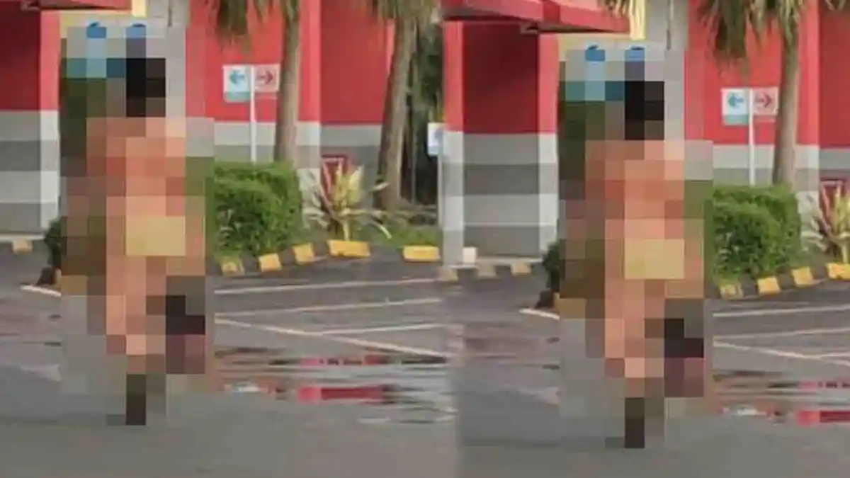 Penyebab Wanita yang Pakai Celana Dalam dan Bra Jalan di Mal, Depresi Ditinggal Suami dan Anak