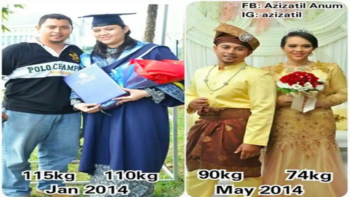 Dibully Cepat Mati Karena Gemuk, Pasangan Ini Berhasil Turunkan Berat Badan