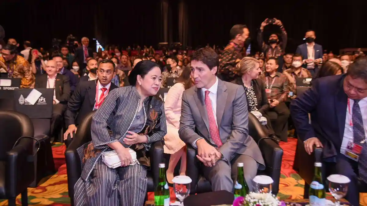 Hadiri B20 Summit, Puan Bertemu PM Kanada Justin Trudeau hingga Pendiri Bursa Mata Uang Kripto