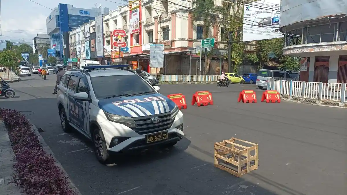 Jelang Peringatan Hari Buruh di TKB Manado, Akses Masuk Pasar 45 Ditutup