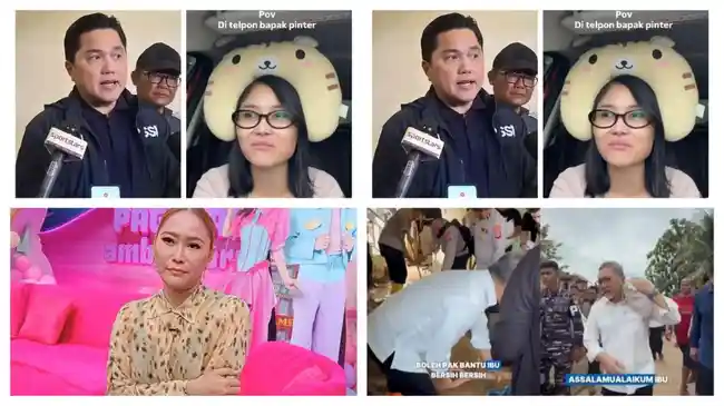 Erick Thohir Kena Sentil Komika Riyuka Bunga, Zulkifli Hasan Disindir Pedangdut Inul Daratista