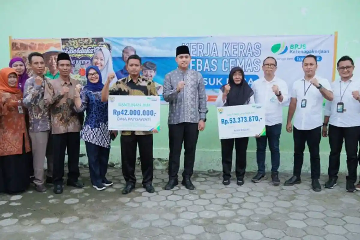 ASN Peduli Terima Santunan Jaminan Kematian dan JHT BPJS Ketenagakerjaan di Kendal