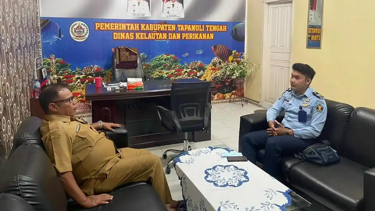 Koordinasi Pembinaan Kemandirian WBP, Lapas Barus Kunjungi Dinas Kelautan dan Perikanan Tapteng