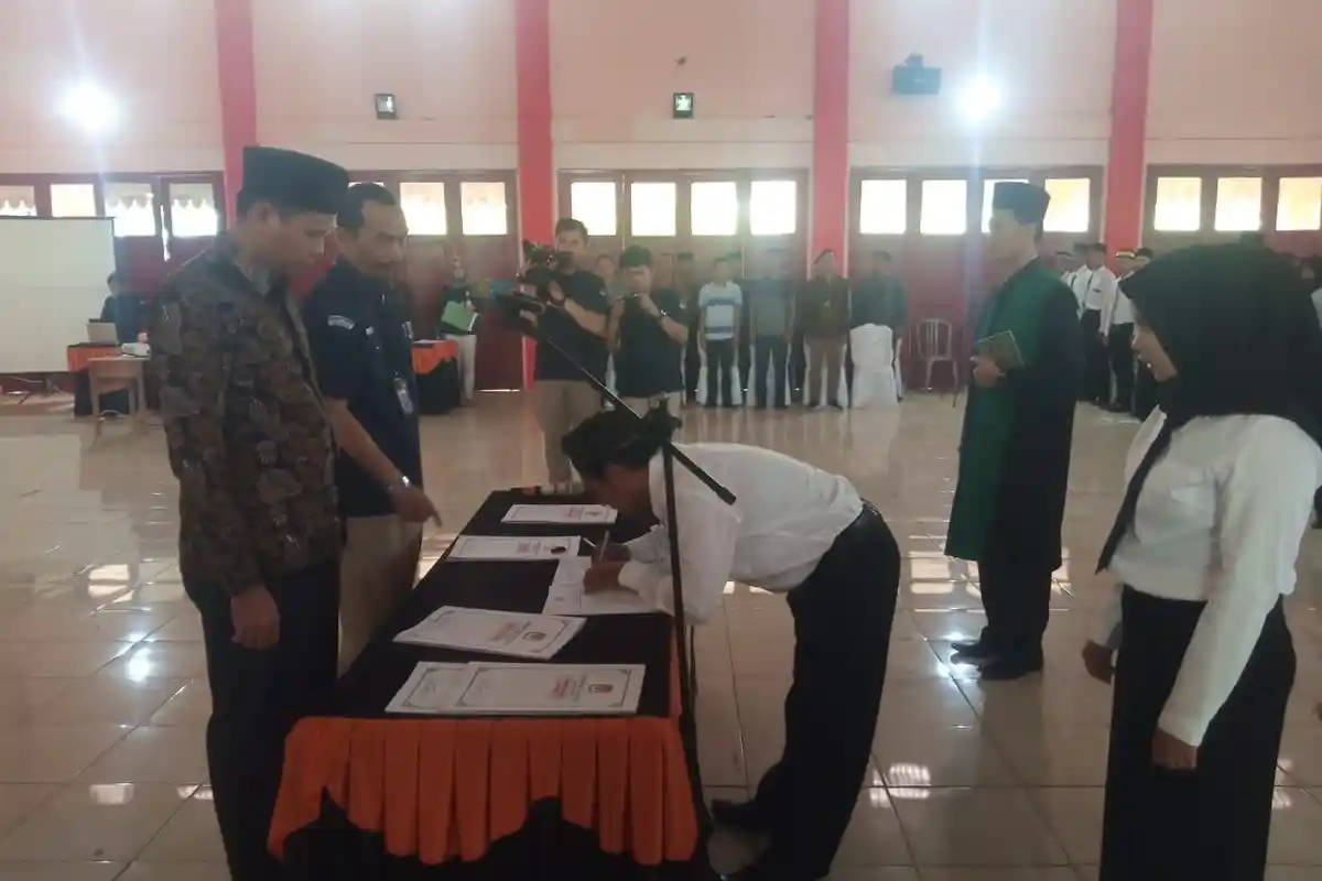 606 PPS Pemilu 2024 Dilantik dan Diambil Sumpah, Ini Pesan Ketua KPU dan Wabup Seluma Bengkulu