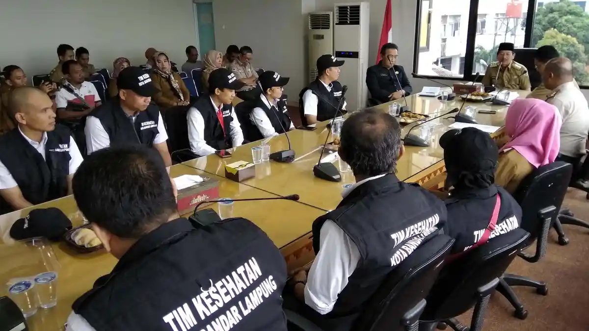 Herman HN Sambut Tim Kemanusiaan Pemkot dari Lombok