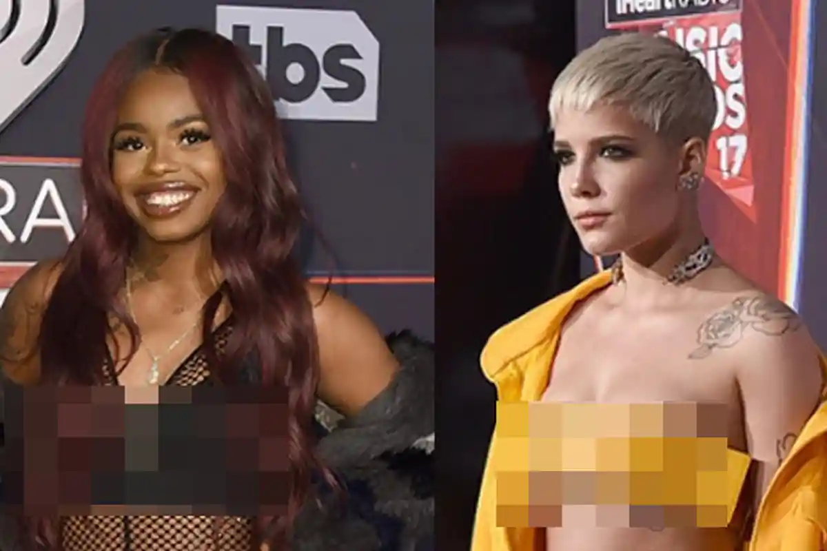 Pakai Sabuk Hingga Jala untuk Tutupi Dada, Inilah Daftar Baju Terburuk iHeartRadio Awards 2017