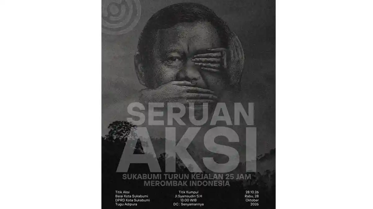 Besok Mahasiswa Sukabumi siap Turun ke Jalan Kritisi Dua Tahun Kepemimpinan Presiden Prabowo