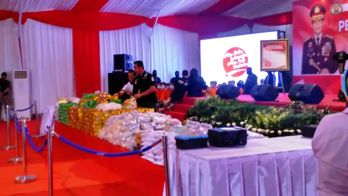 Hari Ini, Polri dan BNN Musnahkan Jutaan Narkoba di Cengkareng