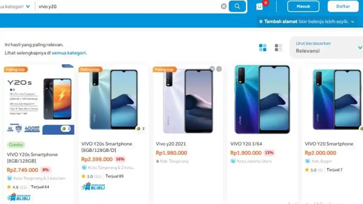 Spesifikasi Vivo Y20, Android Vivo Baru dengan RAM Lebih Lega