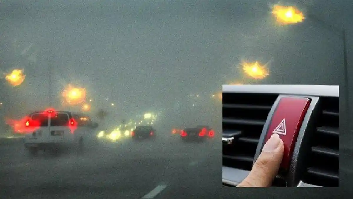 Awas, Menyalakan Lampu Hazard saat Hujan Deras Ternyata Berbahaya