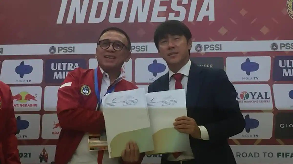 Ketum PSSI Belum Berpikir untuk Memecat Pelatih Shin Tae-yong, Sudah Beberapa Kali Meeting Virtual
