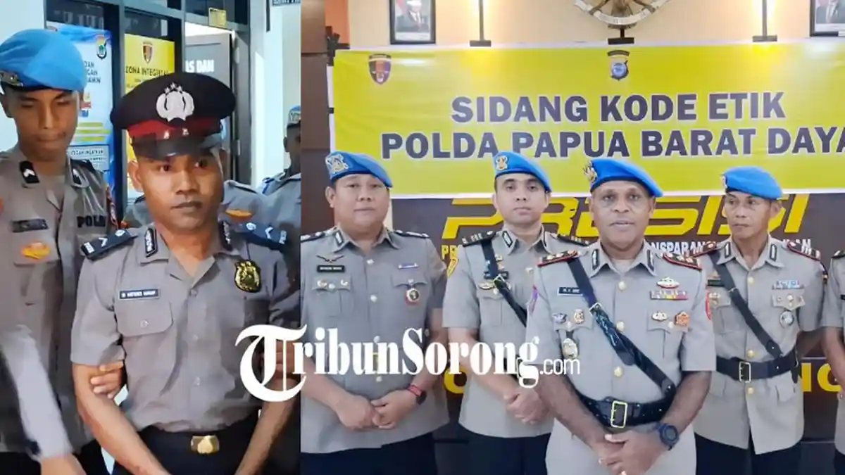 Inilah Hasil Sidang Etik Kasus Polisi Tikam Eks Adik Ipar, Perkara Lanjut ke PN Sorong